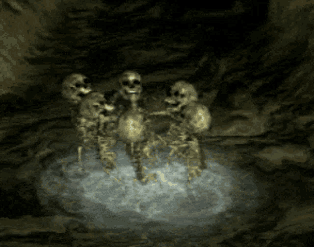 Dark Souls Skeletons Skeleton Dancing GIF