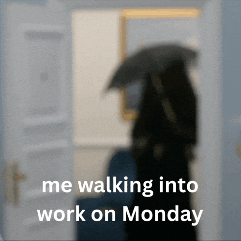 Dark Time Monday Morning GIF