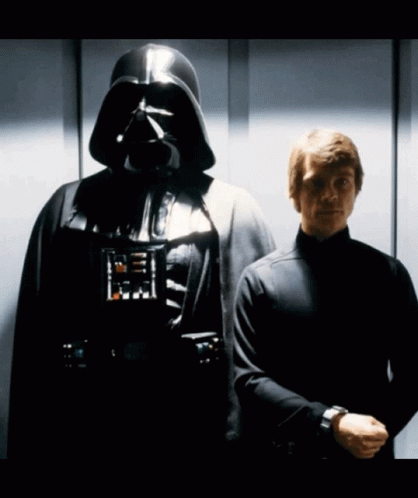 Darth Luke Skywalker GIF. This 418 x 498 animated GIF is part of our luke skywalking on these haters collection. Related themes include star wars. Created…