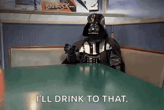 Darth Vader Drunk GIF