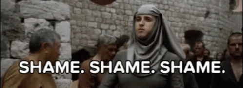 Dashup Shame Shame GIF. This 498 x 180 animated GIF is part of our shame game of thrones collection. Related themes include shame. Created by Dashup. View…