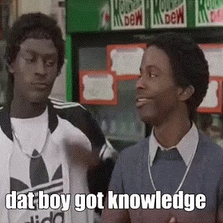 Dat Boy Got Knowledge Knowledge GIF. This 320 x 320 animated GIF is part of our that boy good collection. View the original animation, share it, or browse…