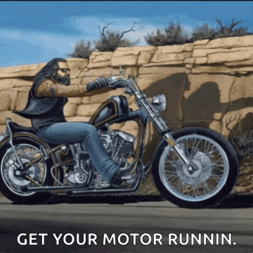 David Mann Harley Davidson GIF