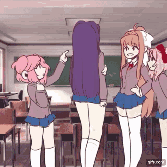 Ddlc Monika GIF