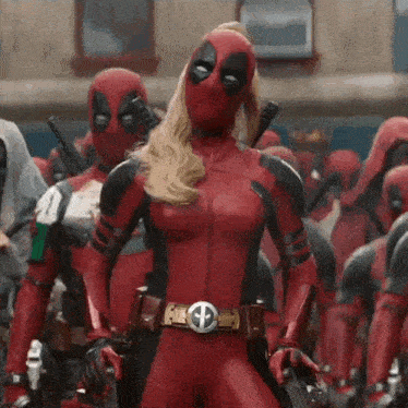 Deadpool And Wolverine Lady Deadpool GIF