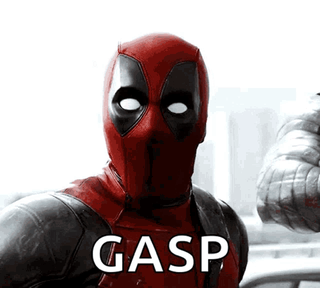 Deadpool Gasp GIF