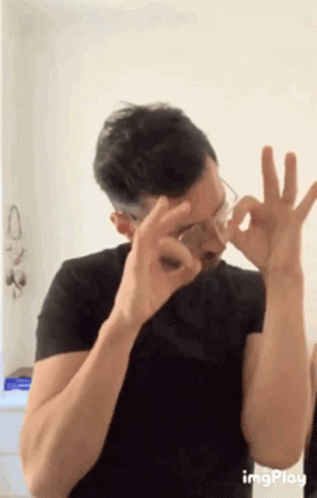 Deaf Eye Glasses GIF