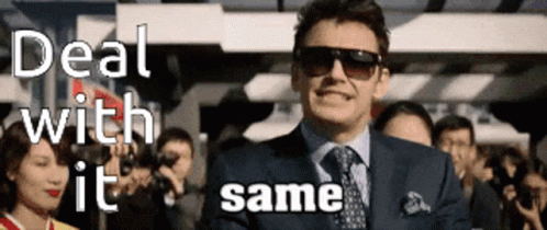 Deal With It But GIF. This 498 x 210 animated GIF is part of our same same but different collection. Created by Sephirock38. View the original animation…