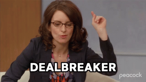 Dealbreaker Liz Lemon GIF