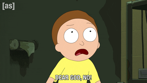 Dear God No Morty Smith GIF