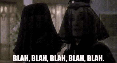 Death Becomes Her Blah Blah Blah GIF