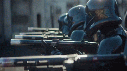 Death Trooper Star Wars GIF. This 498 x 280 animated GIF is part of our firing squad collection. Related themes include star wars. Created by…