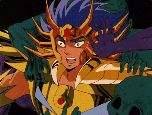 Deathmask Gold Saint GIF