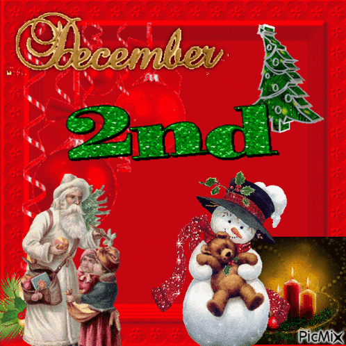 December 2nd Advent GIF. This 498 x 498 animated GIF is part of our guten morgen zweiter advent collection. Related themes include christmas. Created by…