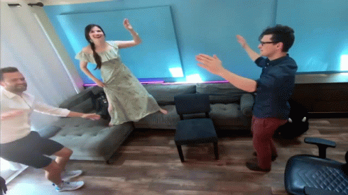 Dechart Games Lo The Music Man GIF. This 498 x 280 animated GIF is part of our people dancing collection. Related themes include dance, dancing, party…