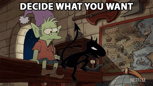 Decide What You Want Luci GIF