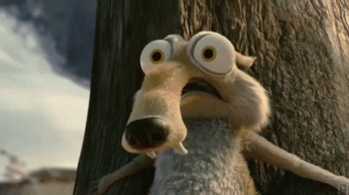 Deer In Headlights Ice Age GIF
