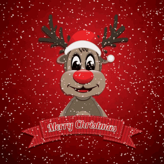 Deer Merry Christmas GIF