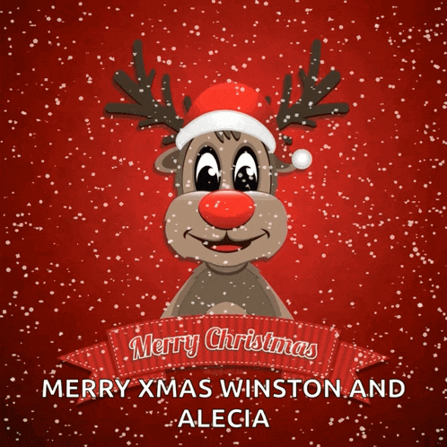 Deer Merry Christmas GIF
