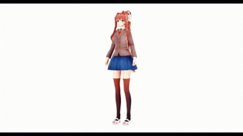 Default Dance Monika GIF