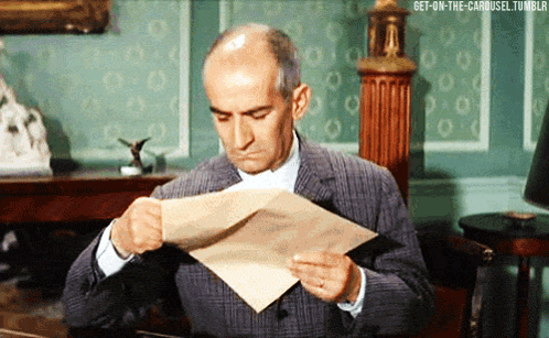 Defunès Lettre GIF. This 498 x 307 animated GIF is part of our louis de funes collection. Created by serval100. View the original animation, share it, or…