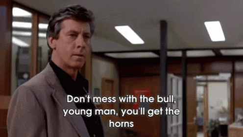 Dem Horns GIF