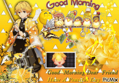 Demon Slayer Good Morning GIF