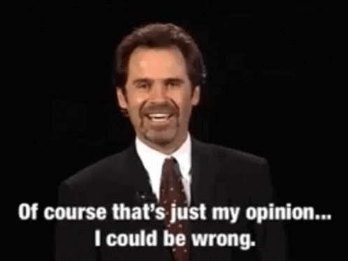 Dennis Miller My Opinion GIF. This 498 x 373 animated GIF is part of our thats just like your opinion man collection. Created by bsakes. View the original…