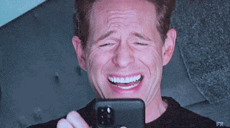 Dennis Reynolds Phone GIF