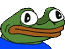 Dented Pepe Sticker