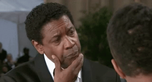 Denzel Chin Denzel Washington GIF