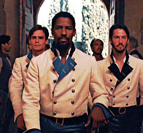 Denzel Washington Keanu Reeves GIF