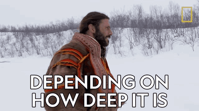 Depending On How Deep It Is Hazen Audel GIF