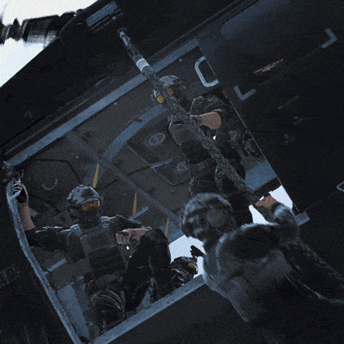 Descend Into Battlefield Call Of Duty Modern Warfare 2 GIF