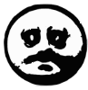 Desolate Smile Sticker