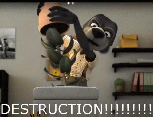 Destruction GIF