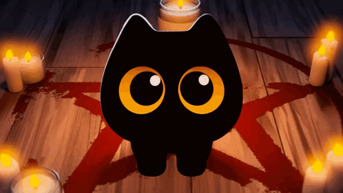 Devil Cat GIF