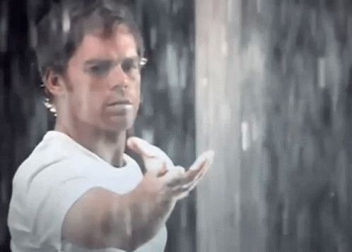 Dexter Raining GIF