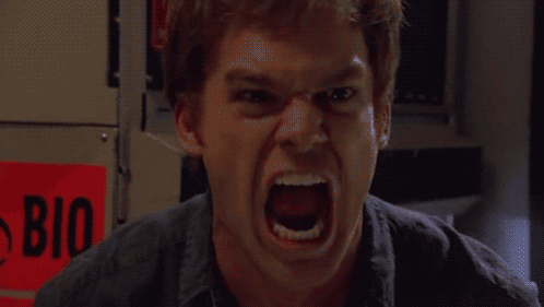 Dexter Scream GIF