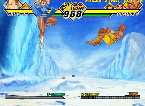Dhalsim Chun Li GIF
