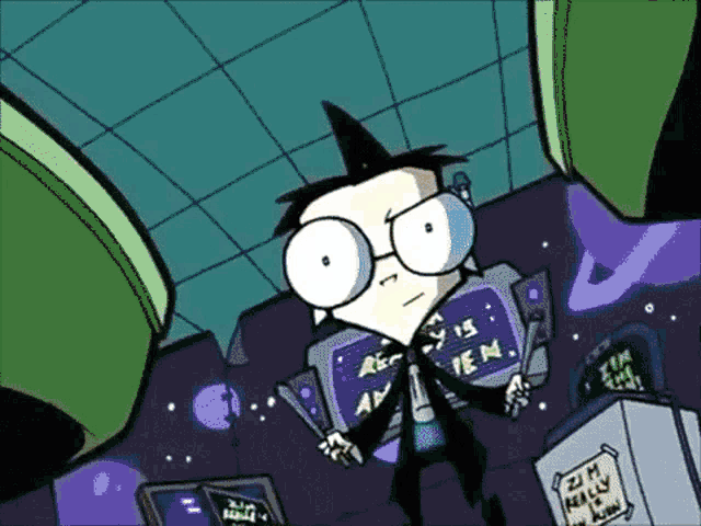 Dib Membrane Invader Zim GIF