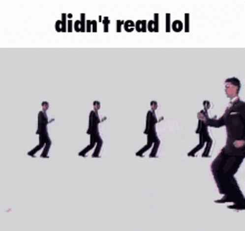 Did Not Read Didnt Read GIF