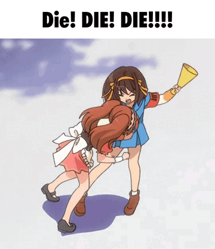Die Die Die Haruhi Suzumiya GIF