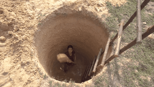 Digging A Hole Digging Yourself Deeper GIF