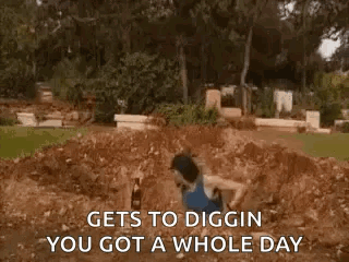 Digging Thank You GIF