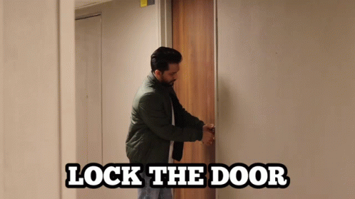 Digital Pratik Lock The Door GIF