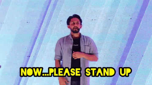 Digital Pratik Please Stand Up GIF