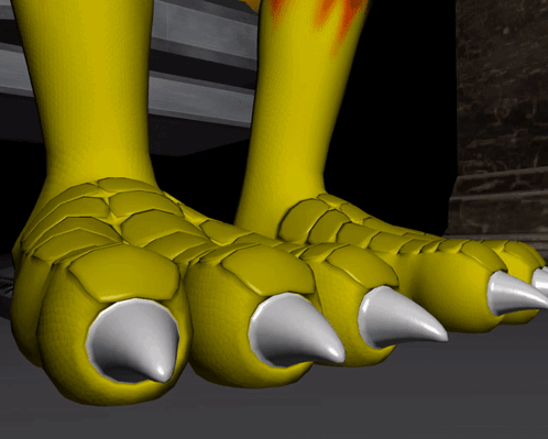 Dinosaur Foot Tapping GIF