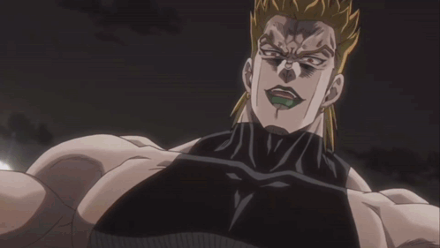 Dio Brando Vs Jotaro Kujo The World Vs Star Platinum GIF