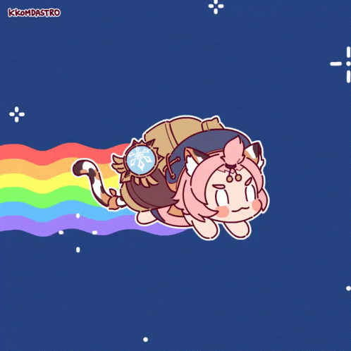 Diona Genshin Impact GIF. This 498 x 498 animated GIF is part of our original nyan cat collection. Created by Altrouge. View the original animation, share…